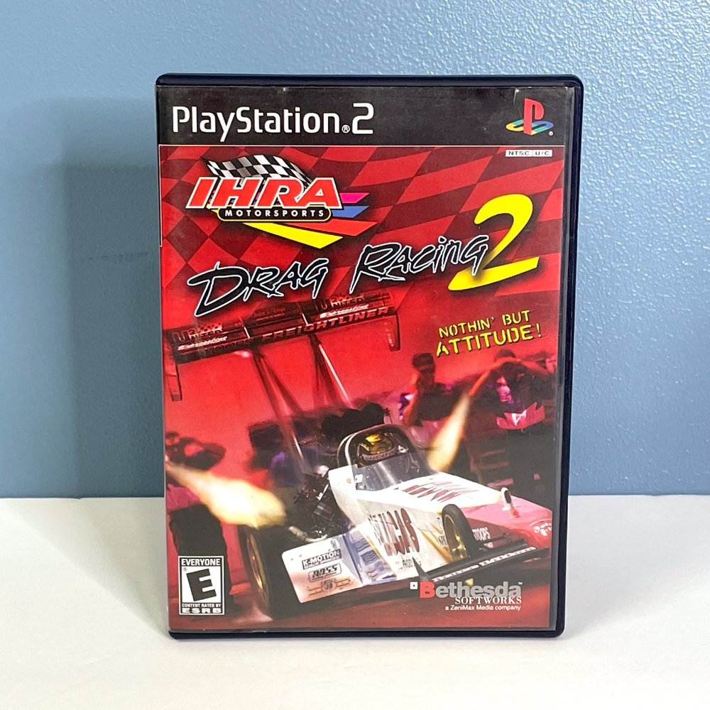 Sony PlayStation 2 PS2 IHRA Motorsports Drag Racing 2 Video Game w/ Manual